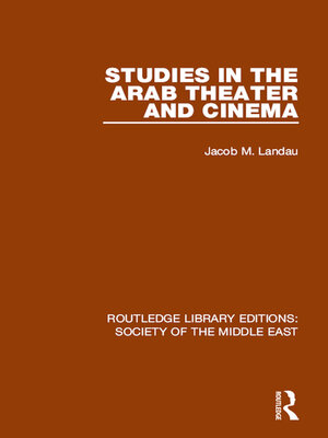 cover image of Studies in the Arab Theater and Cinema